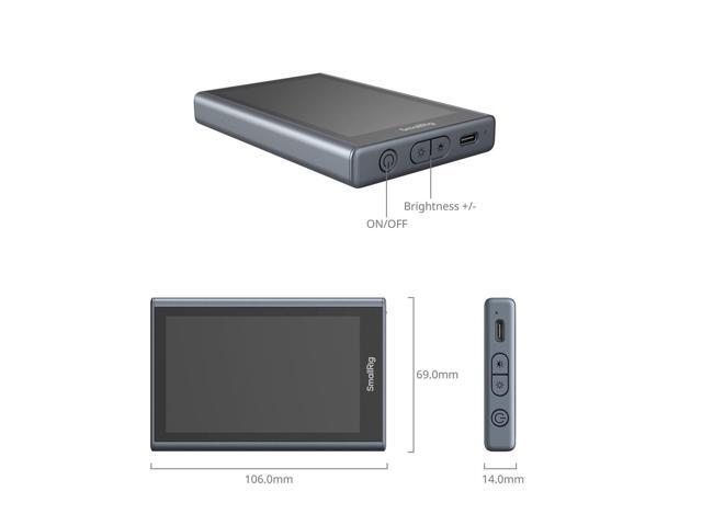 SmallRig 3.9' Wireless Video Monitor for Phone, Black