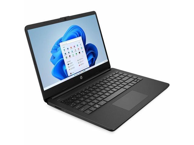 HP 14-dq3210nr 14' HD Touchscreen Laptop, Intel Celeron N4500 1.1GHz, 4GB RAM, 64GB eMMC, Windows 11 Home S Mode, Jet Black