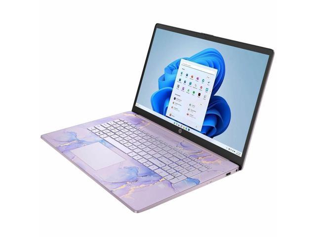 HP 17-cn0513nr 17.3' HD+ Laptop, Intel Celeron N4500 1.1GHz, 4GB RAM, 256GB SSD, Windows 11 Home, Winter Lavender/Natural Silver