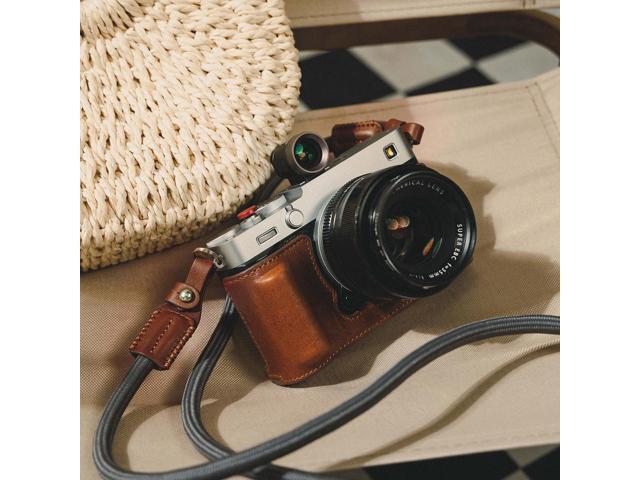 SmallRig Leather Half Case Kit for Fujifilm X-E5 Camera, Brown