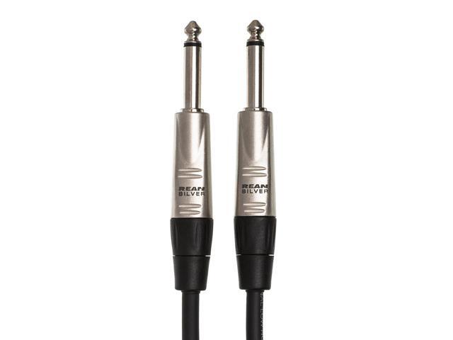 Hosa 10' Pro Unbalanced Interconnect REAN 1/4' Male to 1/4' Male TS Cable