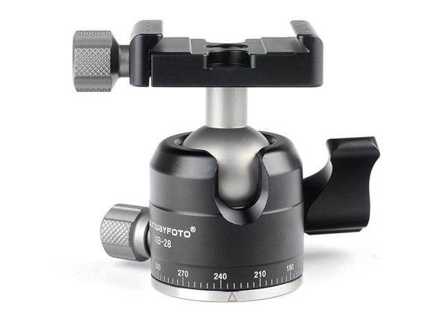 sunwayfoto xb-28 superior low-profile palm-size ballhead with standard screw-knob clamp