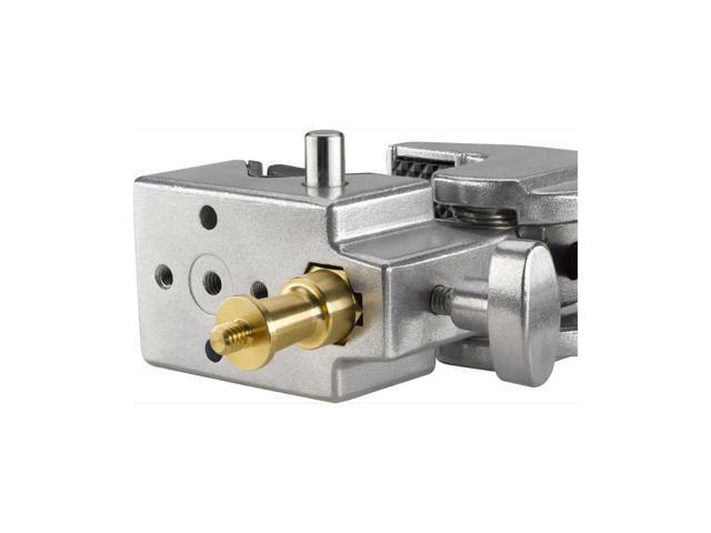 Kupo G701512 Convi Clamp with Adjustable Handle, 44.09lbs Maximum Load Capacity, Silver