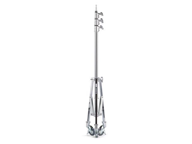 Avenger High 14.10' Roller Stand 43 with Low Base, 4 Sections, 3 Risers, Steel