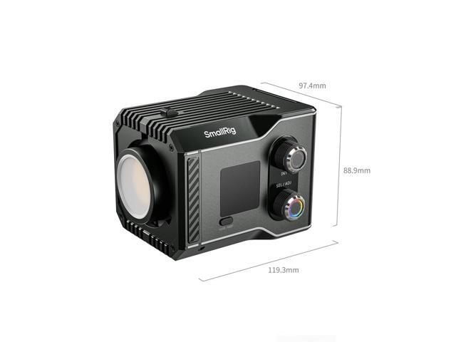 SmallRig RC 60C 60W RGBCW COB LED Video Light with PowerBank Clamp
