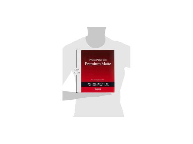 Canon 2 Pack Pro Premium Matte PM-101 Photo Paper, 8.5x11', 50 Sheets