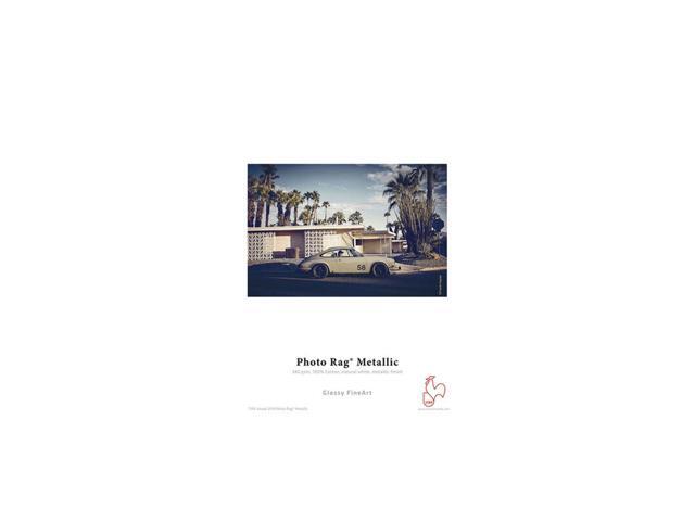 Hahnemuhle Photo Rag Metallic Inkjet Photo Cards, Natural White, High-Gloss Metallic Finish, 340gsm, 4x5.9', 30 Sheets