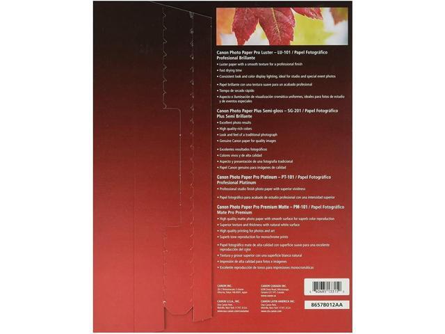 Canon Pro Paper Samples Pack 8657B012