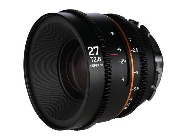 Venus Laowa Nanomorph S35 Prime 3-Lens Bundle with 35mm, 50mm T2.4 and 27mm T2.8 Anamorphic Lens for PL Mount/Canon EF, Amber Flare