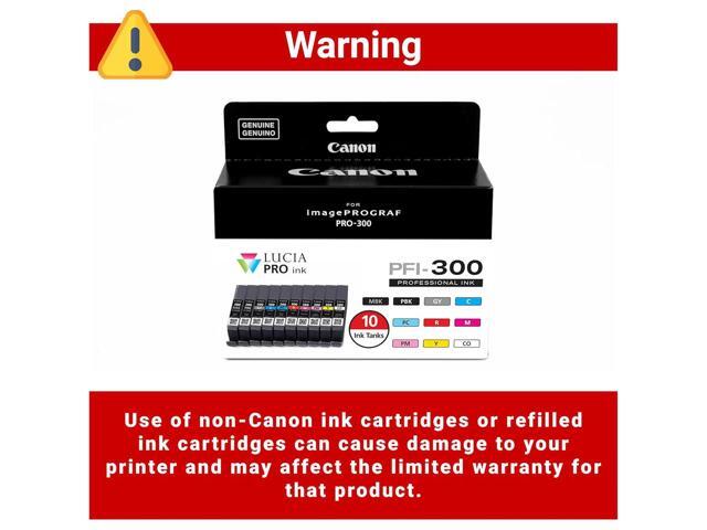 Canon 2 Pack PFI-300 14.4ml 10 Color Ink Pack