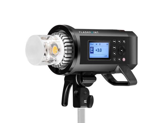 Flashpoint XPLOR 600 PRO Li-ion Battery-Powered HSS Strobe Light with Built-in R2 2.4GHz, Bowens Mount 600w Wireless Monolight with 360 Full-Power...