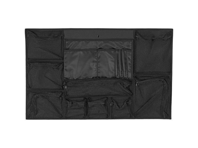 Pelican 1650 Protector Watertight Wheeled Hard Case without Foam Insert, Black, Bundle with PC1659 Lid Organizer