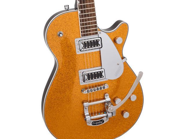 Gretsch G5230T Electromatic Jet FT Series Electric Guitar with Bigsby, Gold Sparkle