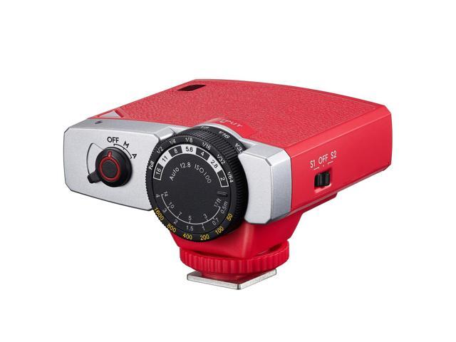 Flashpoint FlashBack Lux Junior Retro Camera Flash (Red), Godox Lux Junior