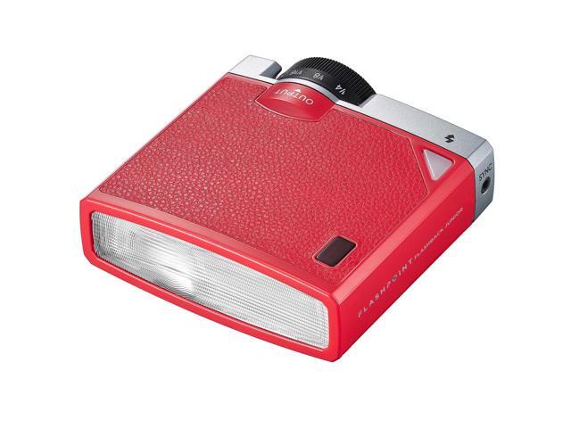Flashpoint FlashBack Lux Junior Retro Camera Flash (Red), Godox Lux Junior