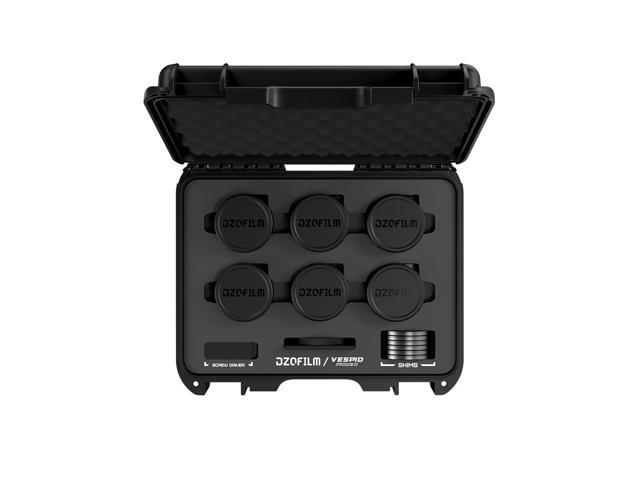 DZOFILM Vespid2 Prime Cinema 6-Lens Kit with 18mm, 24mm, 35mm, 50mm, 85mm, 105mm T1.9 Lens for PL Mount
