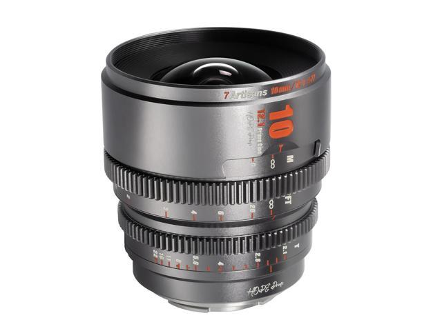 7artisans 7Artisans Hope Series 10mm T2.1 Cinema Lens for Canon EOS-R Mount, Titanium Gray