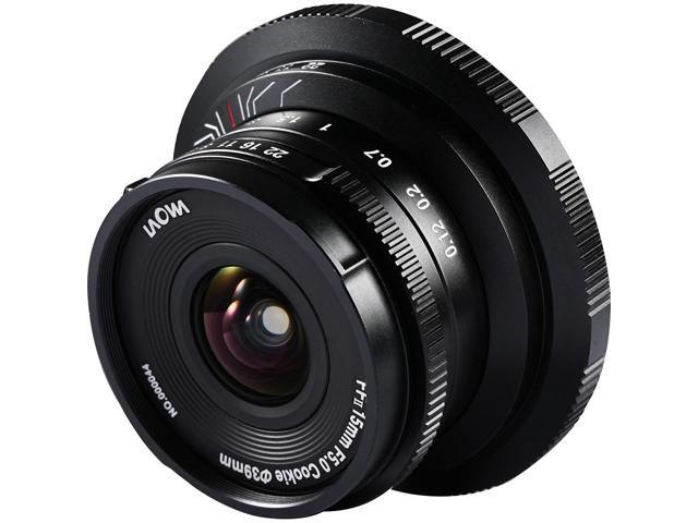 Venus Laowa 15mm f/5 Cookie Pancake Lens for L Mount, Black