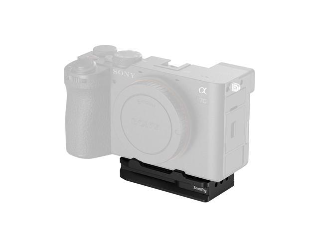 SmallRig Arca-Swiss Quick Release Mount Plate with AirTag Compartment for Select Sony Cameras, Black