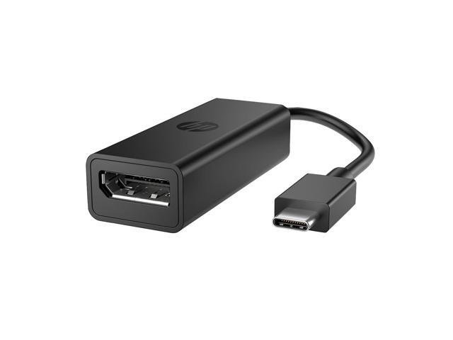 HP USB-C to DisplayPort Adapter, Black