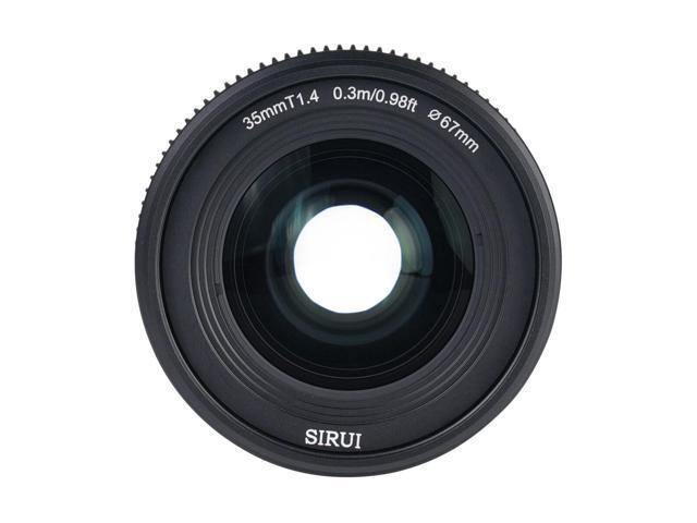 Sirui Vision Prime 1 Series 35mm T1.4 Full Frame Cine Lens (Native E mount, Black Color, Z/RF/L Mount Adapter)
