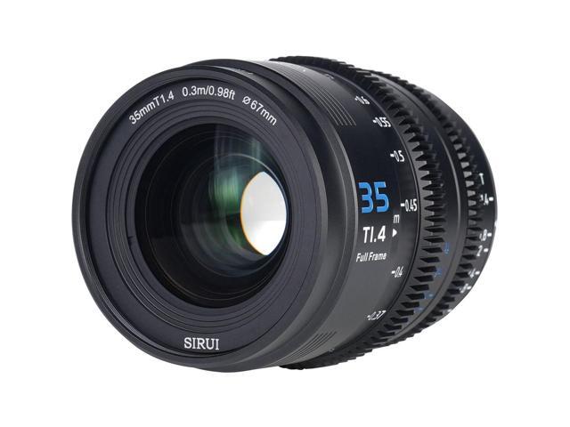 Sirui Vision Prime 1 Series 35mm T1.4 Full Frame Cine Lens (Native E mount, Black Color, Z/RF/L Mount Adapter)