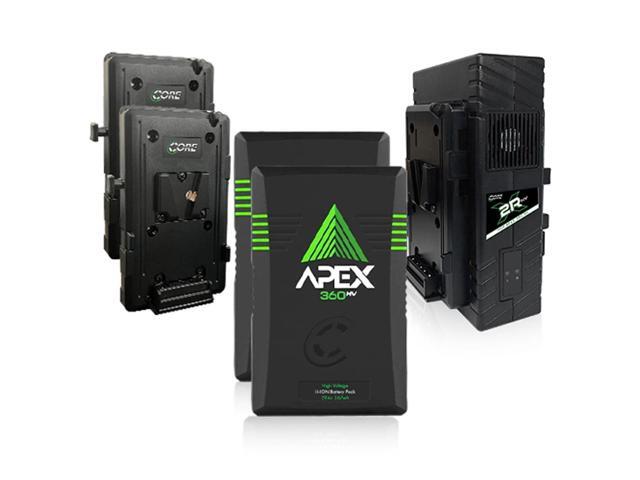 Core SWX 2x Apex 360 29.6V 367Wh Lithium-Ion Battery with GP-X2RHV 2-Position Rapid Charger & Direct Connect Plate Kit