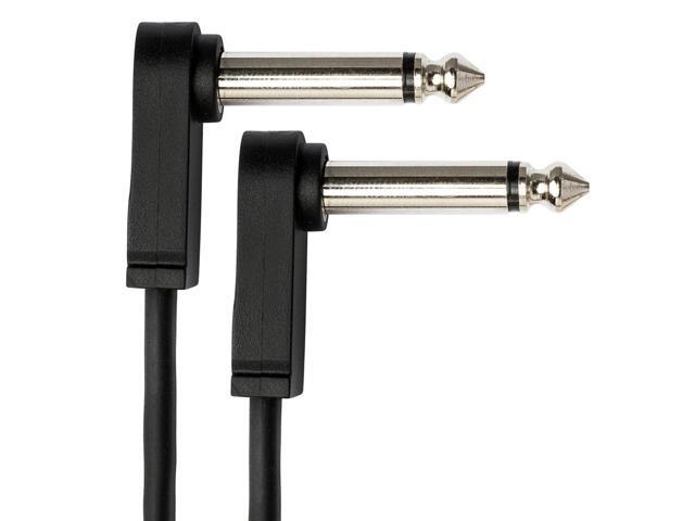 Flat Guitar Patch Cable, MoldeFlat guitar cable 18in