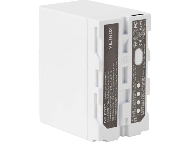 Viltrox L-Series NP-F970 48.84Wh 7.4V 6600mAh Lithium-Ion Battery, White
