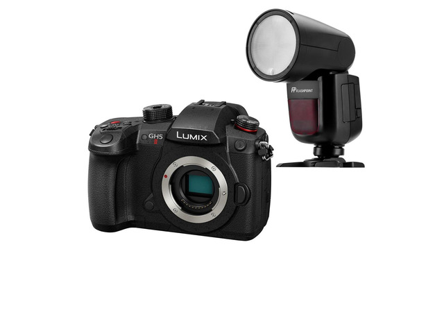 Panasonic Lumix GH5 II Mirrorless Camera Body with Flash Kit #DC-GH5M2BODY FK