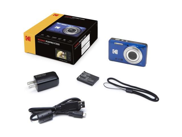 Kodak KODAK PIXPRO FZ55-BK 16MP Digital Camera 5X Optical Zoom 28mm Wide Angle 1080P Full HD Video 2.7' LCD Vlogging Camera. Bundle with SD Card...
