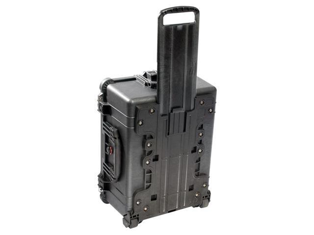 Pelican 1610 Watertight Hard Case with Dividers & Wheels - Charcoal Black