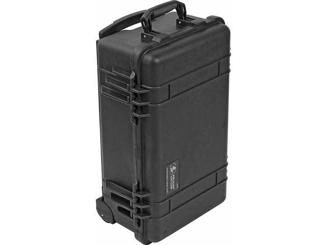 Pelican 1510LOC TSA Laptop Overnight Watertight Hard Case with Wheels, Black