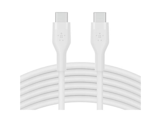 Belkin BoostCharge Flex 9.8' 60W USB-C to USB-C Cable, White