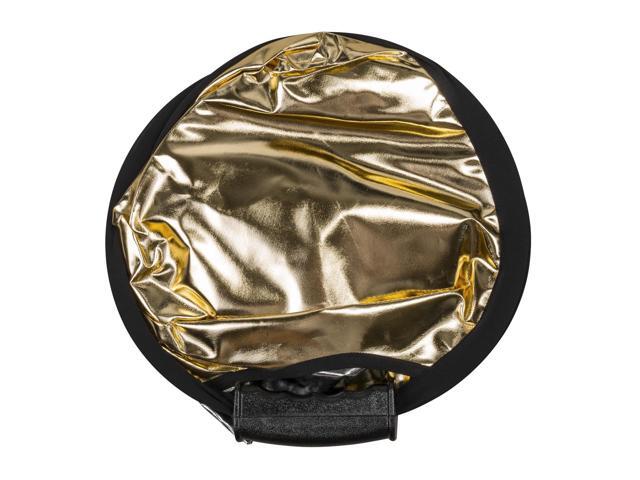 Glow Circular Collapsible Reflector with Handles (32', Gold/Silver)