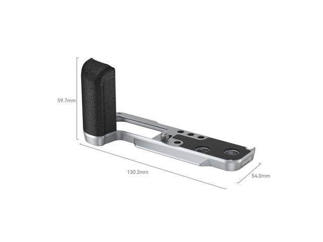 SmallRig L-Shape Mount Plate with Silicone Handle for Fujifilm X100VI and X100V Camera, Silver
