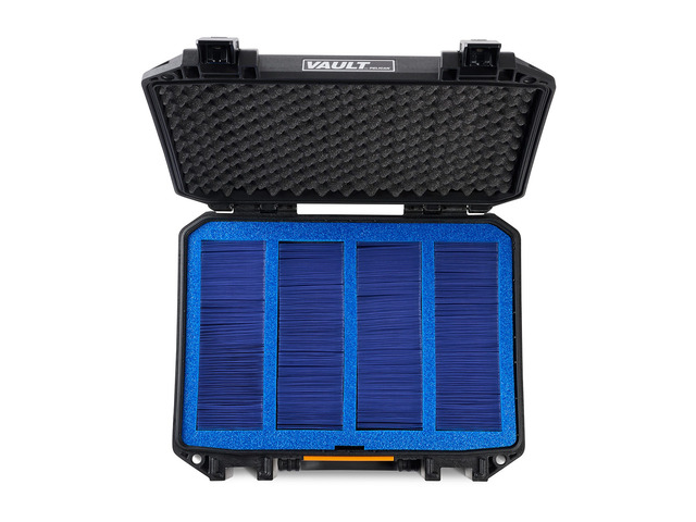 Pelican V300CC Vault Card Hard Case with Foam Insert, Black