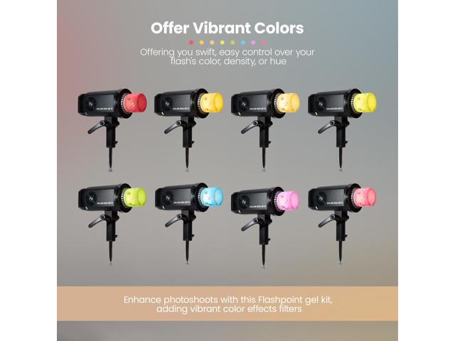 Flashpoint Silicone Gel Kit for XPLOR 600 Pro and XPLOR 600 SE Monolights
