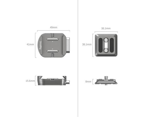 SmallRig HawkLock H38 Arca-Swiss Quick Release Mount Plate