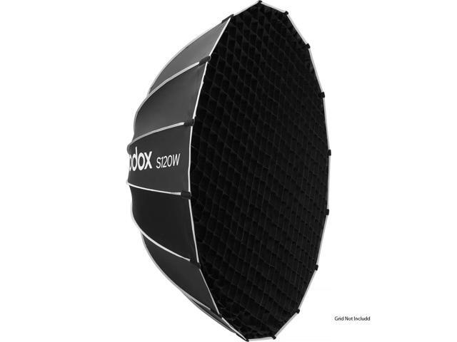 Godox Bowens Mount Quick Release Umbrella Softbox (Black/White, 47.2')