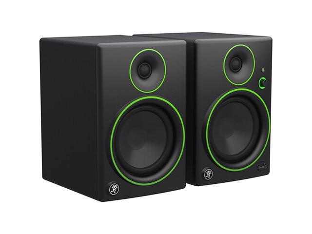 Mackie CR5BT 5.25' Creative Reference Bluetooth Powered Studio Monitors, Pair, Black, Bundle with 2x Studio Monitor Stand & 2x 6' Platinum Pro...