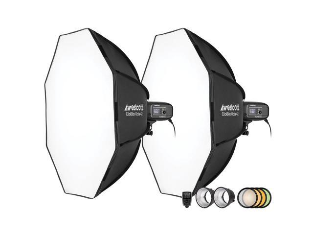Westcott FJ400-SE 400Ws Daylight Studio Strobe 2-Light Kit with FJ-X3 M Universal Wireless Trigger