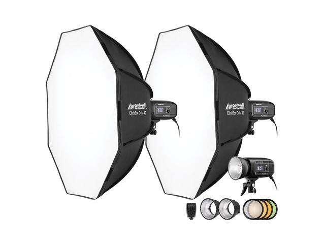 Westcott FJ400-SE 400Ws Daylight Studio Strobe 3-Light Kit with FJ-X3 S Wireless Trigger for Sony Cameras
