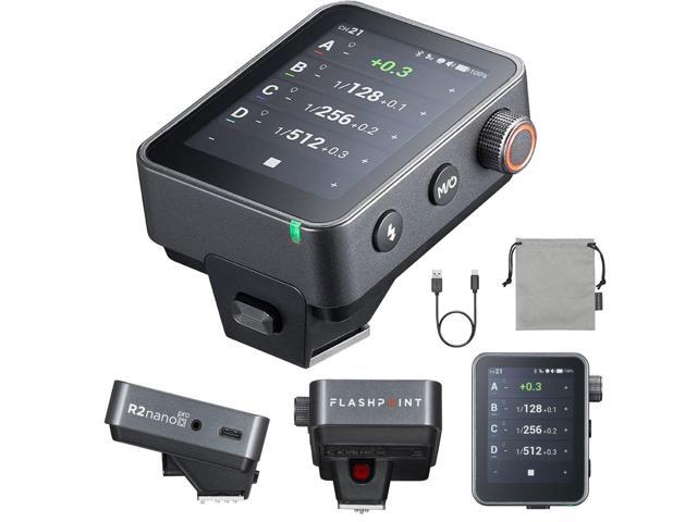 Flashpoint R2 Nano Pro Touchscreen TTL Wireless Flash Trigger for Nikon, Godox X3Pro N