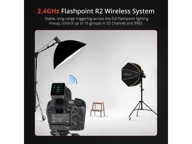 Flashpoint R2 Nano Pro Touchscreen TTL Wireless Flash Trigger for Nikon, Godox X3Pro N