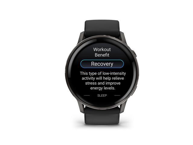 Garmin - Venu 4 GPS Smartwatch 45 mm Fiber-reinforced polymer - Slate - (2025) - image 7