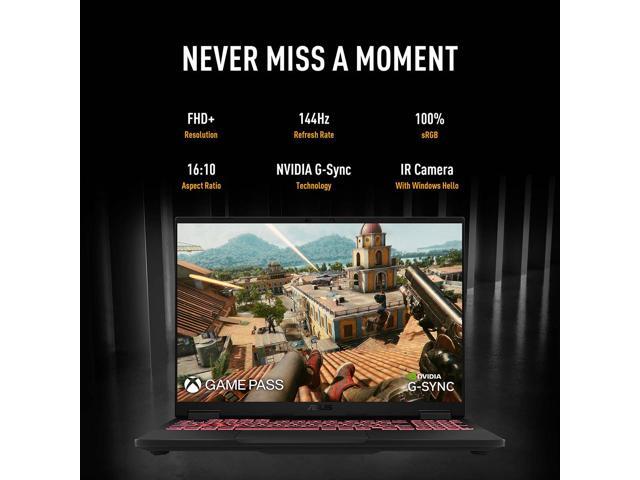 ASUS - TUF Gaming A18 18" FHD+ 144Hz Gaming Laptop - AMD Ryzen 7 with 16GB Memory - NVIDIA GeForce RTX 5050 - 1TB SSD - Jaeger Gray - image 7