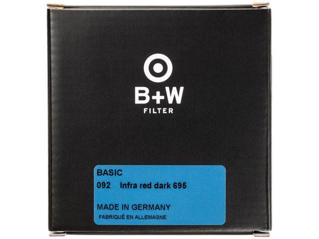 B + W 43mm Basic 092 Infrared Filter, Dark Red 695