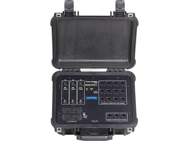PSC Press Bridge, 2 Mic / 1 Line Input, 12 Mic / 3 Balanced Line Output, Pelican 1400 Case