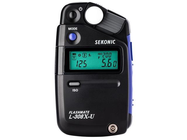 Sekonic L-308X-U Flashmate Digital Light Meter with 4x AA Batteries #401-305 K